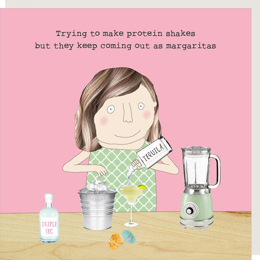 Rosie Made a Thing Greeting Card Margaritas