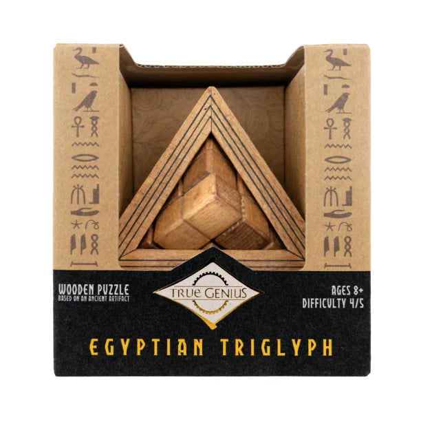 True Genius Egyptian Triglyph Brainteaser