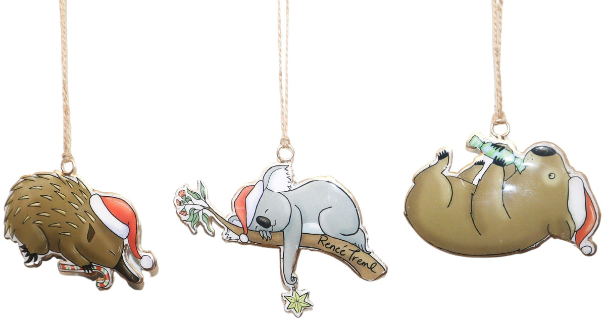 Urban Products Hanging Decoration Renee Treml Australian Animals Assorted