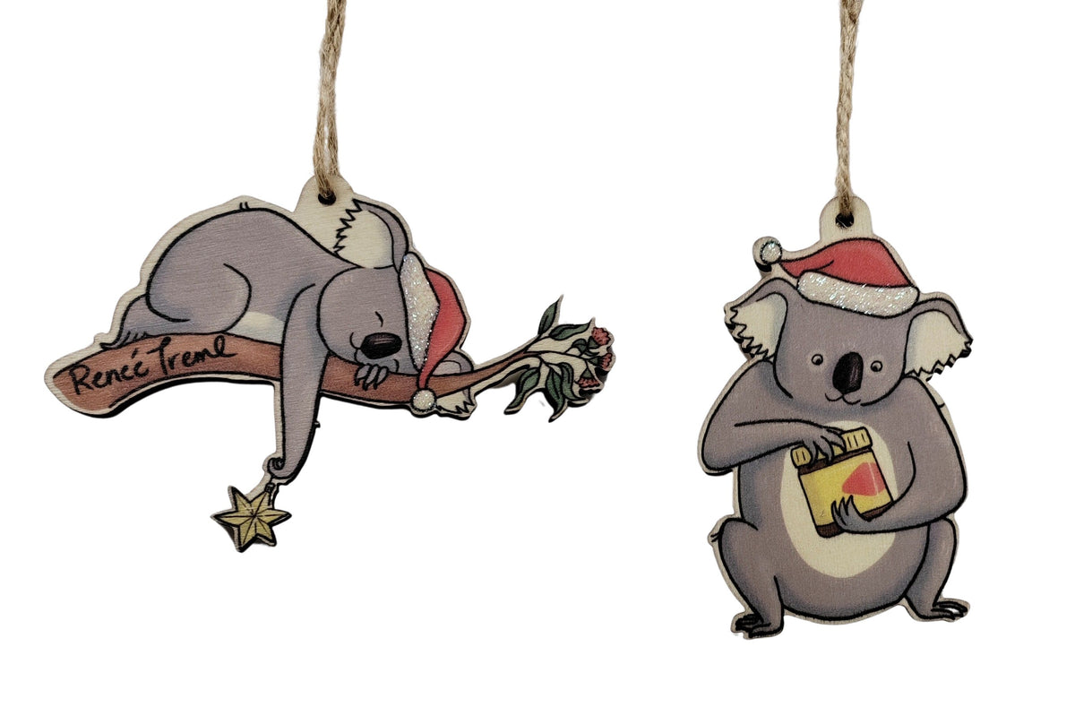 Urban Products Hanging Decoration Renee Treml Koalas Assorted