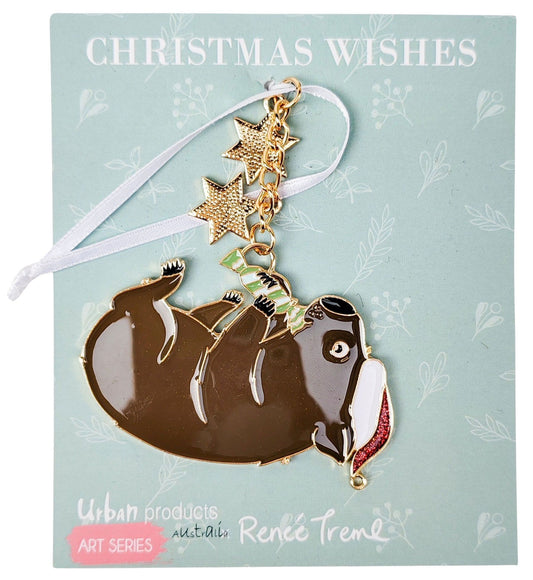 Urban Products Hanging Decoration Renee Treml Wombat with Stars
