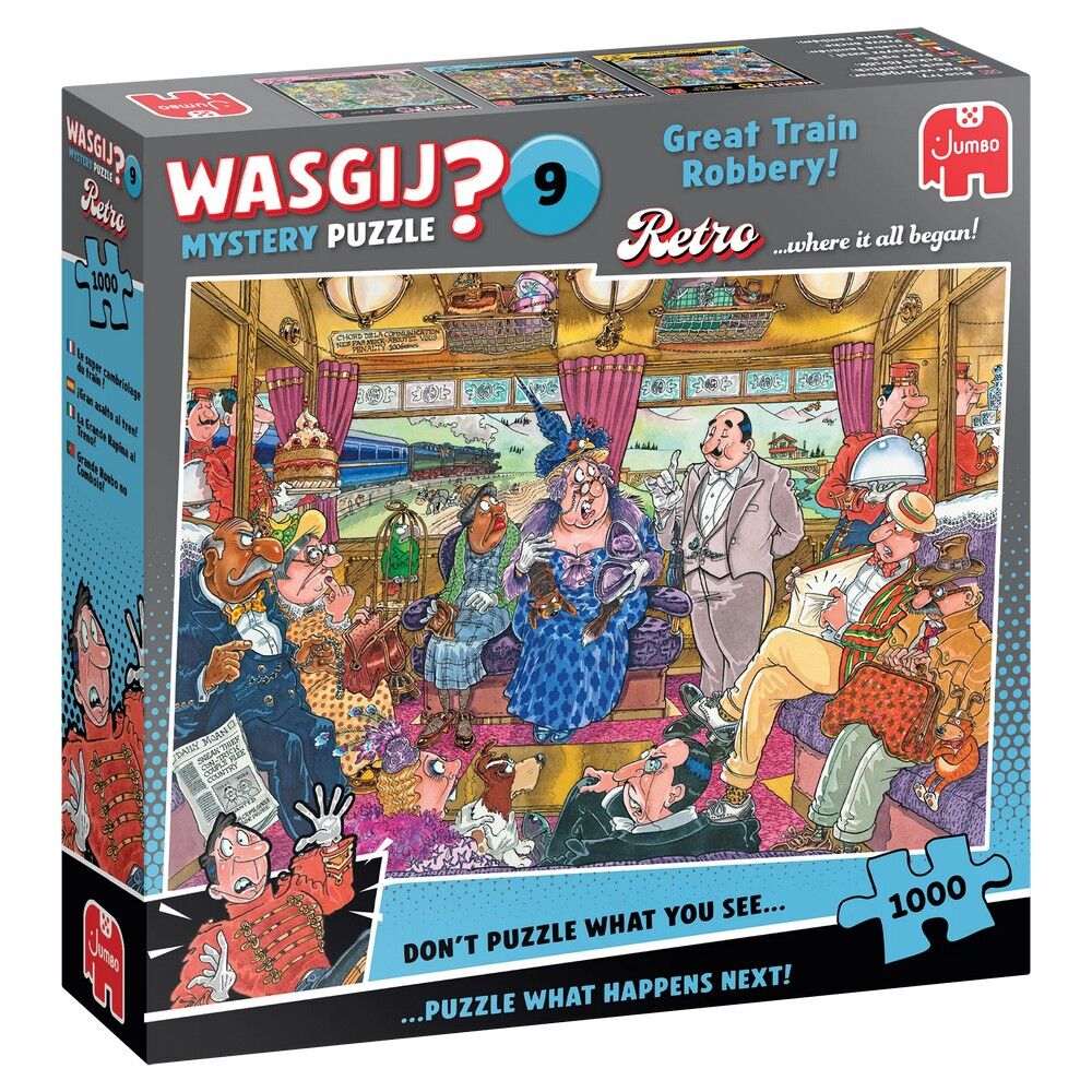 Wasgij? 1000pc Mystery Jigsaw Puzzle 28 Feline Frenzy