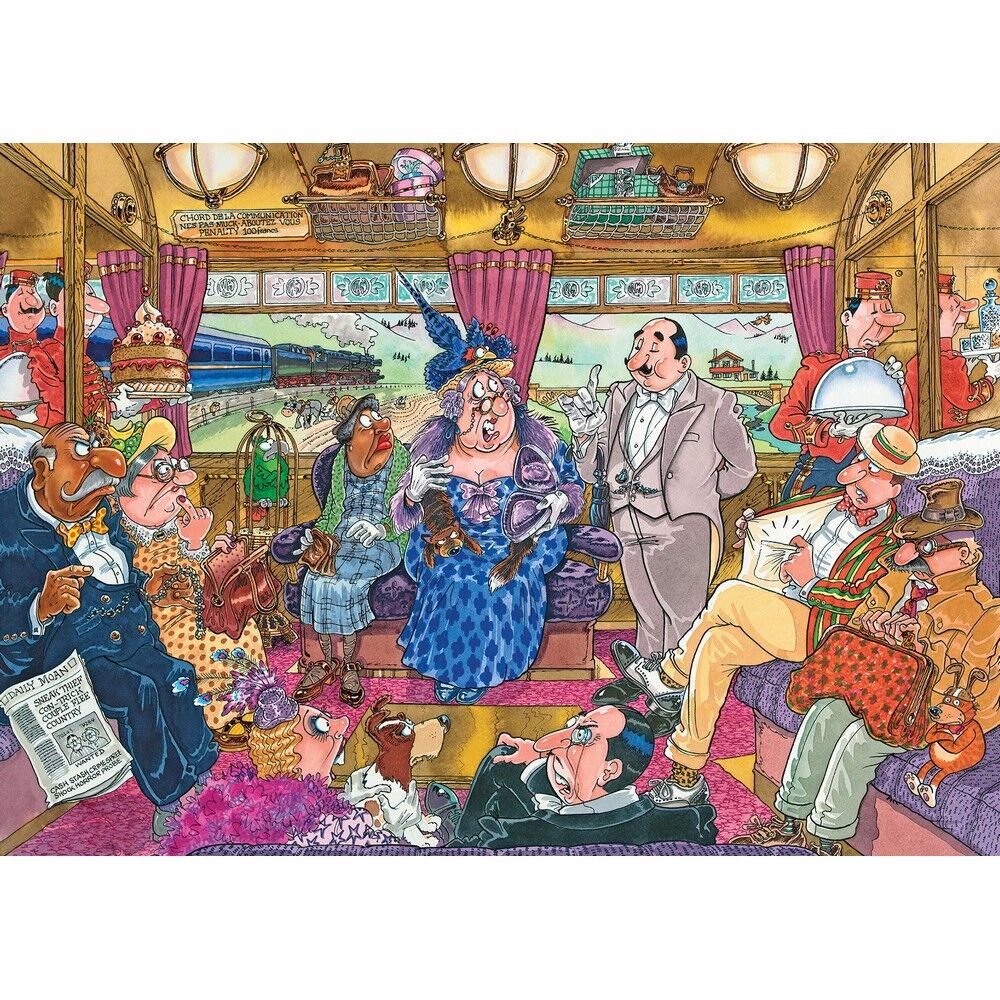 Wasgij? 1000pc Mystery Jigsaw Puzzle 28 Feline Frenzy