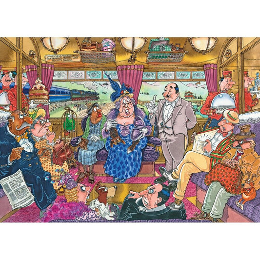 Wasgij? 1000pc Mystery Jigsaw Puzzle 28 Feline Frenzy