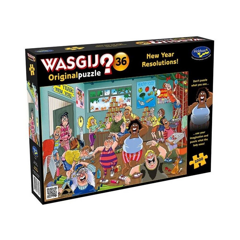 Wasgij? 1000pc Original Jigsaw Puzzle #36 New Year Resolutions