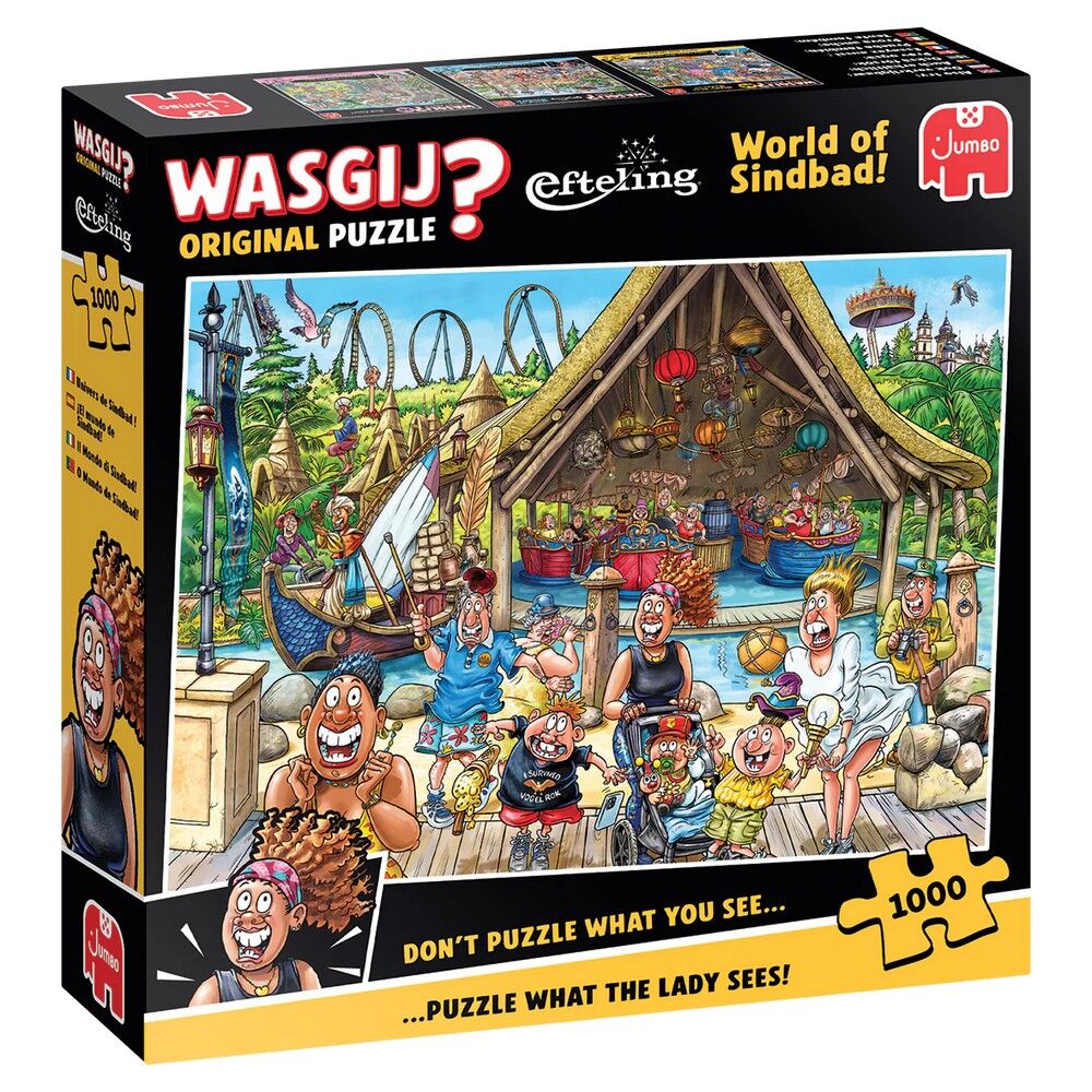 Wasgij? 1000pc Original Jigsaw Puzzle Efteling World of Sindbad