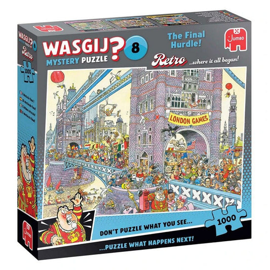 Wasgij? 1000pc Retro Mystery Jigsaw Puzzle #8 The Final Hurdle!