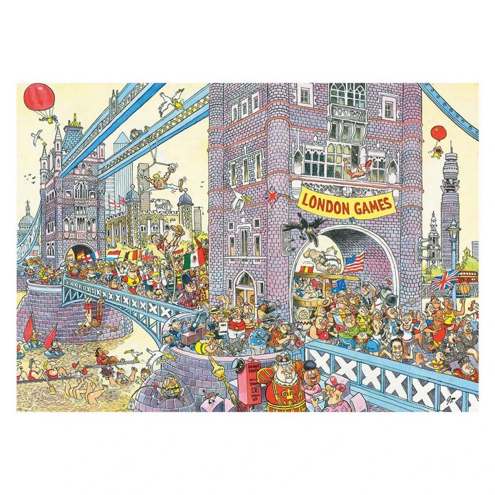 Wasgij? 1000pc Retro Mystery Jigsaw Puzzle #8 The Final Hurdle!