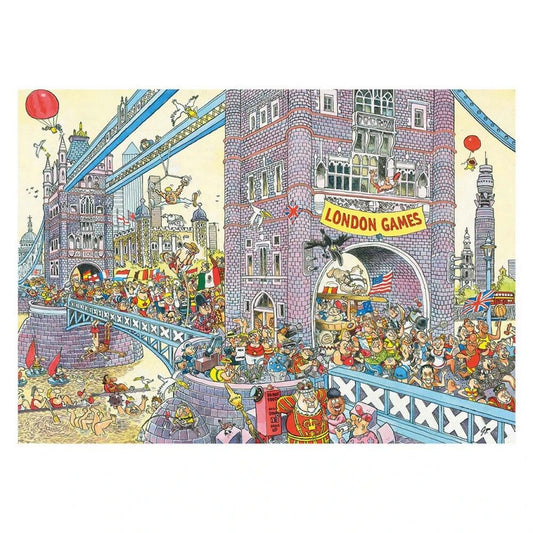 Wasgij? 1000pc Retro Mystery Jigsaw Puzzle #8 The Final Hurdle!