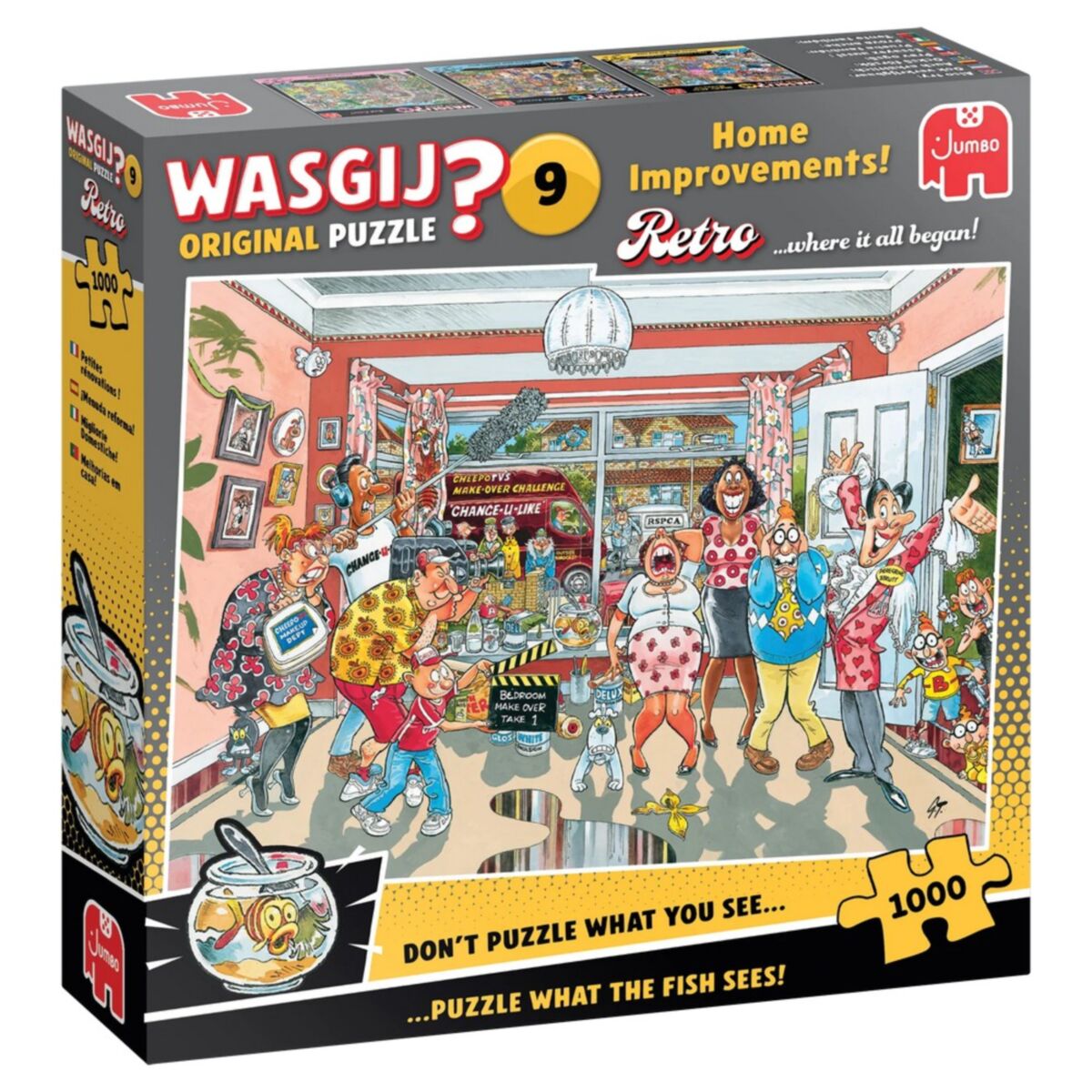 Wasgij? 1000pc Retro Original Jigsaw Puzzle #9 Home Improvements