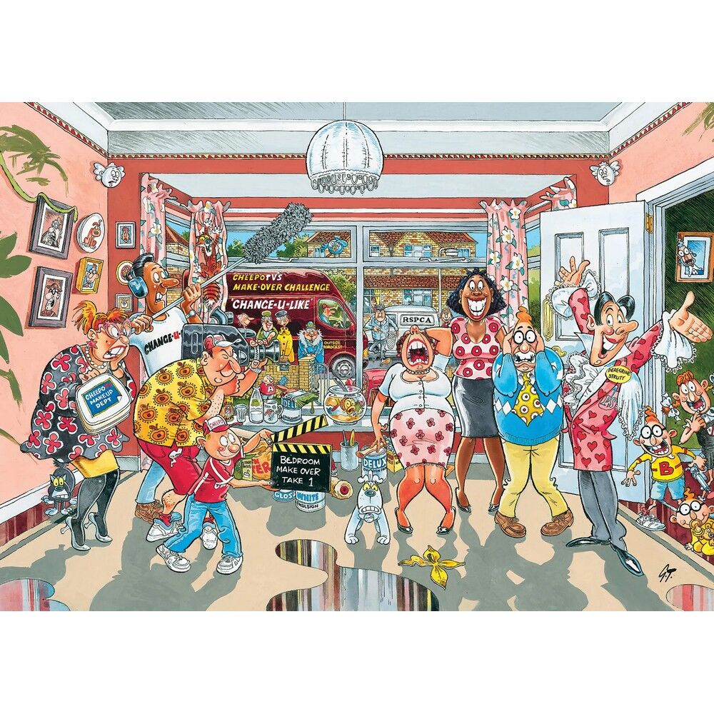 Wasgij? 1000pc Retro Original Jigsaw Puzzle #9 Home Improvements
