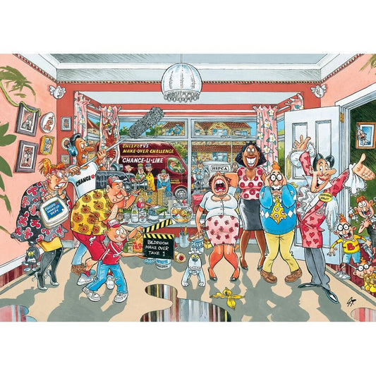 Wasgij? 1000pc Retro Original Jigsaw Puzzle #9 Home Improvements