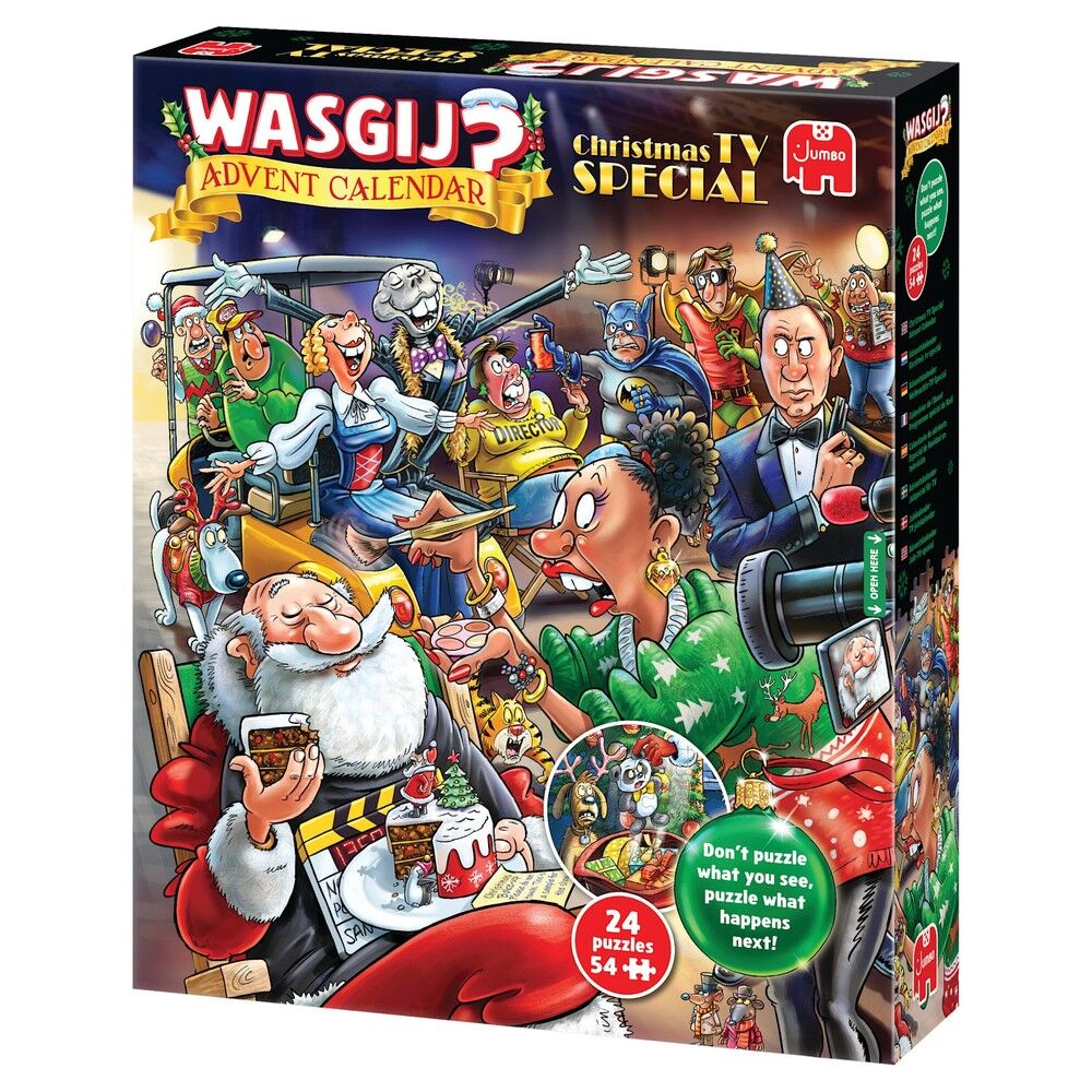 Wasgij Christmas Advent Calendar 24x54 Piece Jigsaw Puzzles