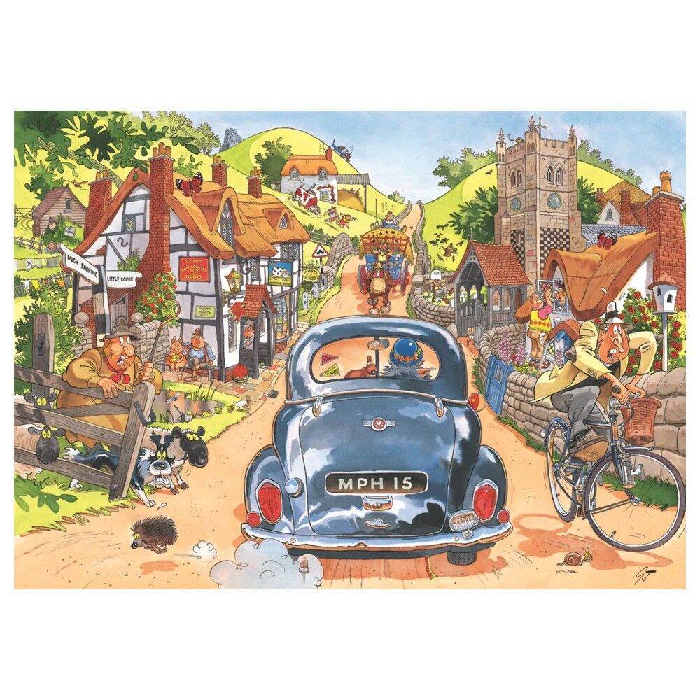 Wasjig? 1000pc Original Jigsaw Puzzle #1 Sunday Drivers