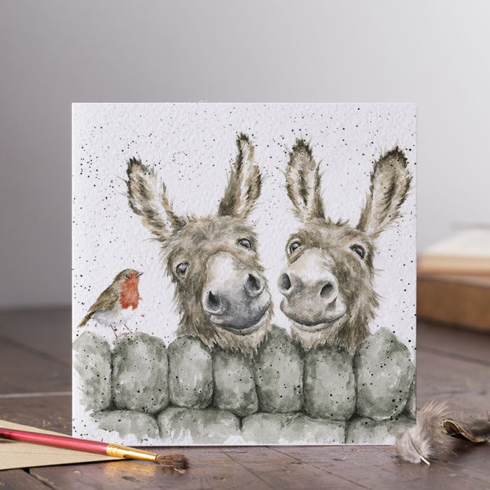 Wrendale Country Set Greeting Card Hee Haww