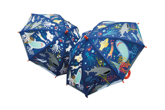 Floss and Rock Colour Changing Umbrella Deep Sea