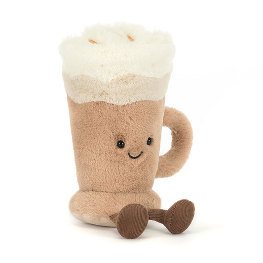 Plato’s Jellycat Amuseables Latte – cute plush coffee cup, perfect for gifts and collectors