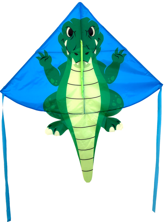 High As A Kite Single Line Kite Crocodile