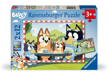 Ravensburger 2x12pc Jigsaw Puzzle Bluey Fun with Bluey