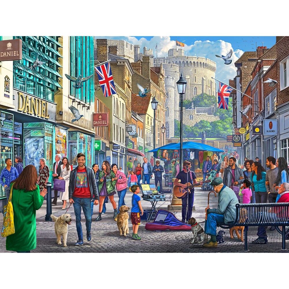 Gibsons 1000pc Jigsaw Puzzle Wandering Through Windsor