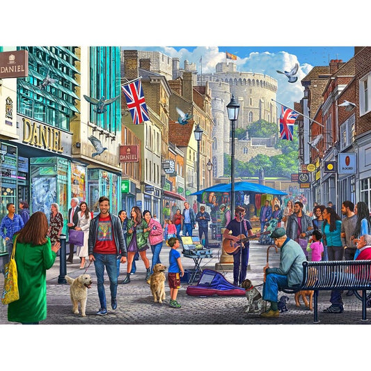 Gibsons 1000pc Jigsaw Puzzle Wandering Through Windsor