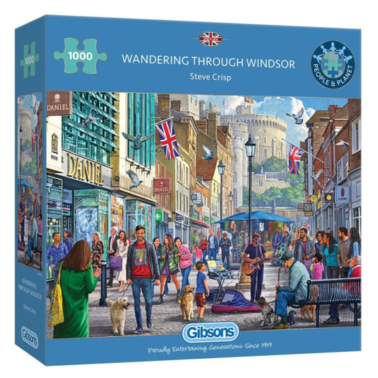 Gibsons 1000pc Jigsaw Puzzle Wandering Through Windsor