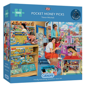 Gibsons 1000pc Jigsaw Puzzle Pocket Money Picks