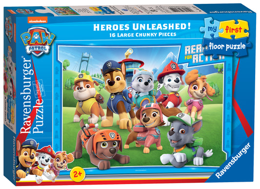 Ravensburger 16pc Jigsaw Puzzle Paw Patrol Heroes Unleashed My First Floor Puzzle