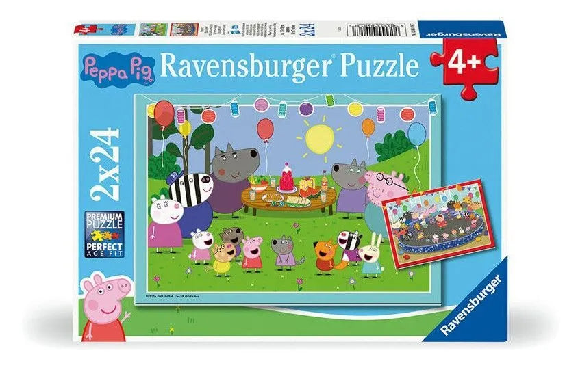 Ravensburger 2x24pc Jigsaw Puzzle Peppa Pig New Adventures