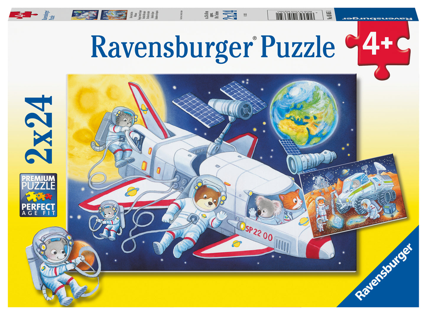 Ravensburger 2x24 Jigsaw Puzzle Animals in Space