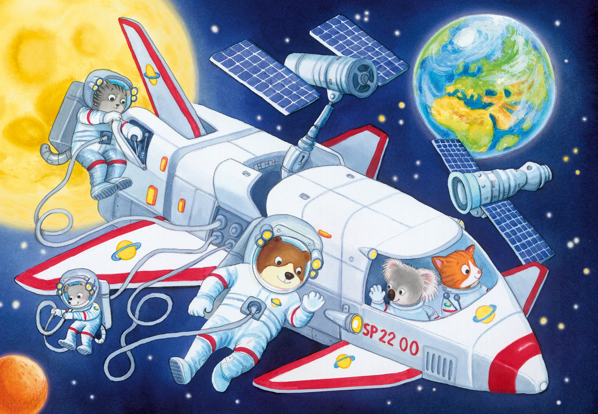 Ravensburger 2x24 Jigsaw Puzzle Animals in Space