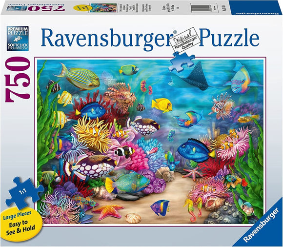 Ravensburger 750pc Jigsaw Puzzle Tropical Reef Life Large Format