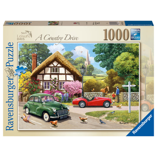 Ravensburger 1000pc Jigsaw Puzzle Leisure Days No.9 A Country Drive