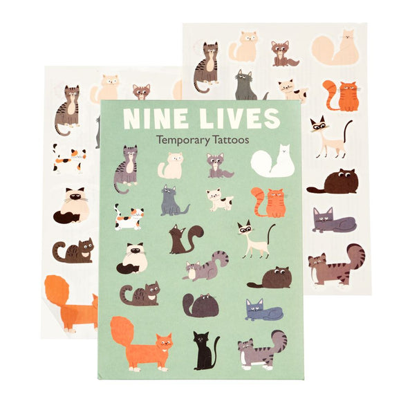 Rex London Temporary Tattoos Nine Lives