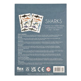 Rex London Temporary Tattoos Sharks