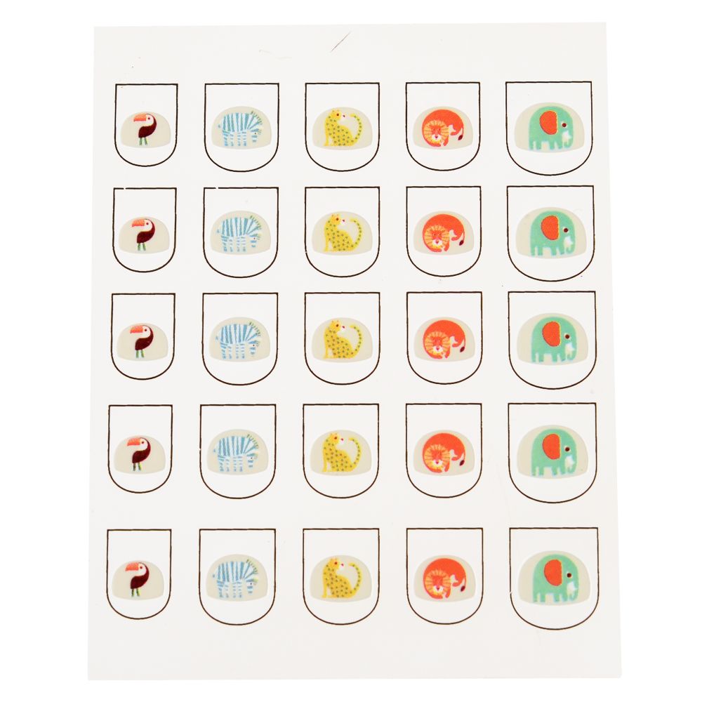 Rex London Nail Stickers Wild Wonders