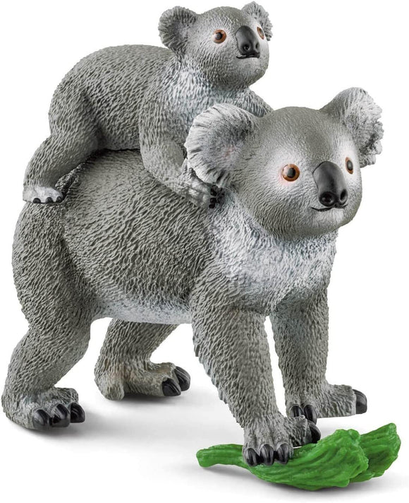 Schleich Marsupial Figurine Koala Mother & Baby