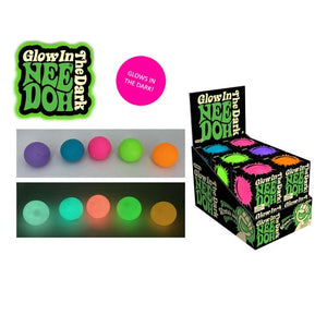 NeeDoh Glow in the Dark Coloured Sensory Toy