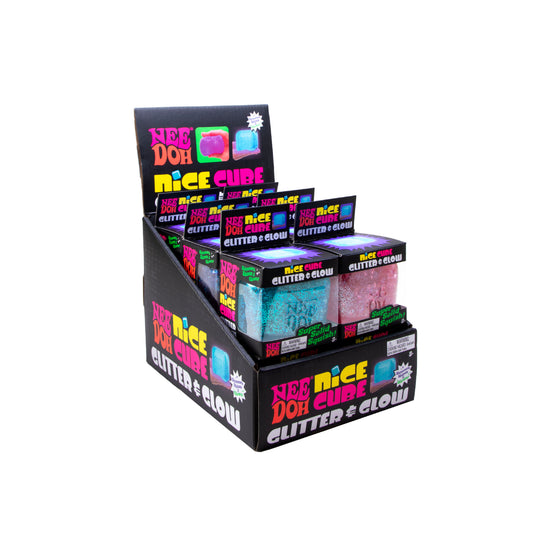 NeeDoh Nice Cube Glitter And Glow