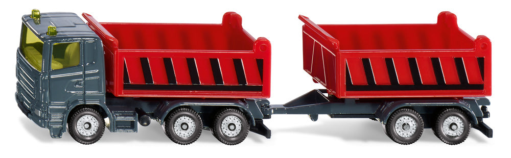 Siku Truck with Dumper Body and Tipping Trailer 1685
