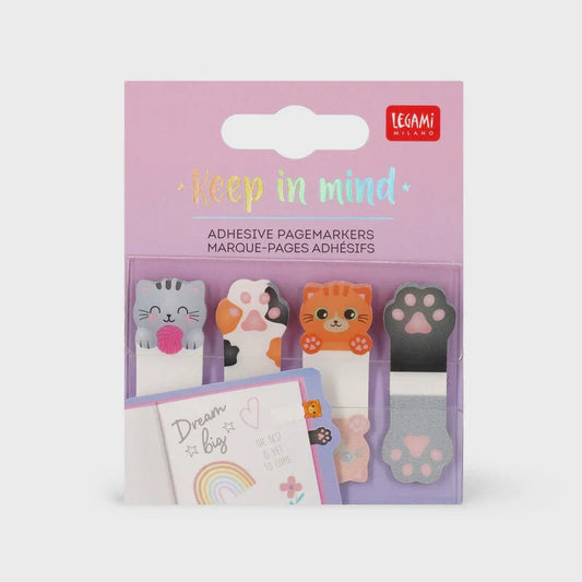 Legami Keep In Mind Adhesive Page Markers Kitty