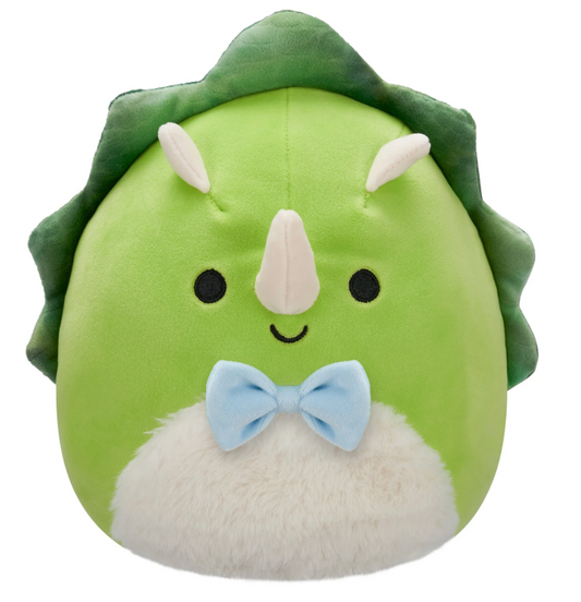 Squishmallow Plush 7.5inch Tristan Green Triceratops