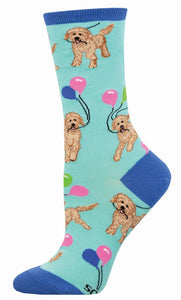 Socksmith Ladies Socks Doodle Party Blue