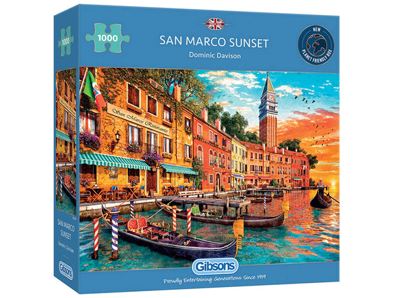 Gibsons 1000pc Jigsaw Puzzle San Marco Sunset