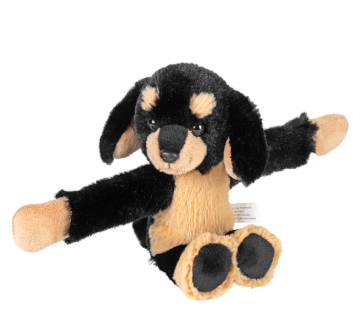 Wild Republic Huggers Plush Slap Snap Band Dachshund