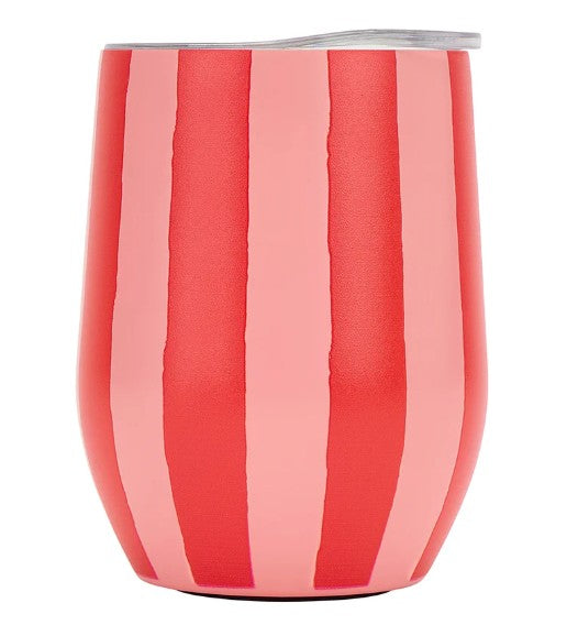 Annabel Trends Stainless Steel Drink Tumbler Red Stripe
