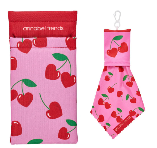 Annabel Trends Double Pocket Glasses Case Assorted Colours