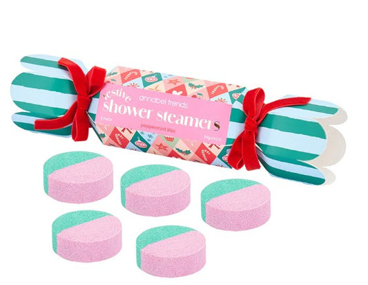 Annabel Trends Festive Shower Steamer Bon Bon Peppermint Kiss