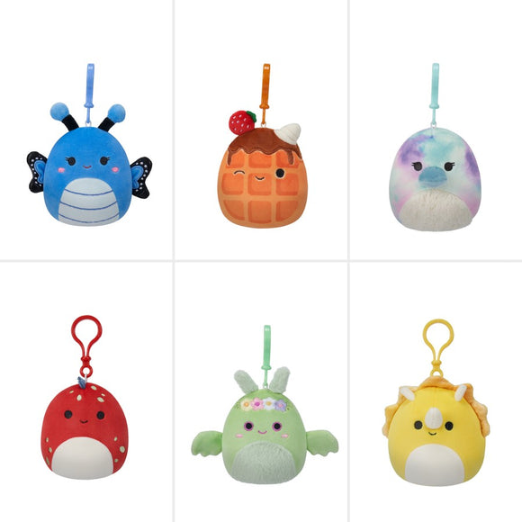 Squishmallow plush 3.5inch Clip Assorted