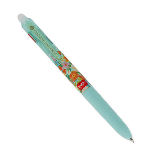 Legami Make Mistakes 3-Colour Erasable Gel Pen Flowers